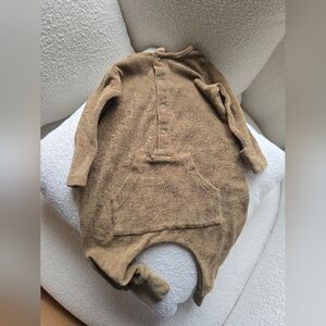 NWT! The Simple Folk, The Terry Long John, Walnut, Size 6/9 Months